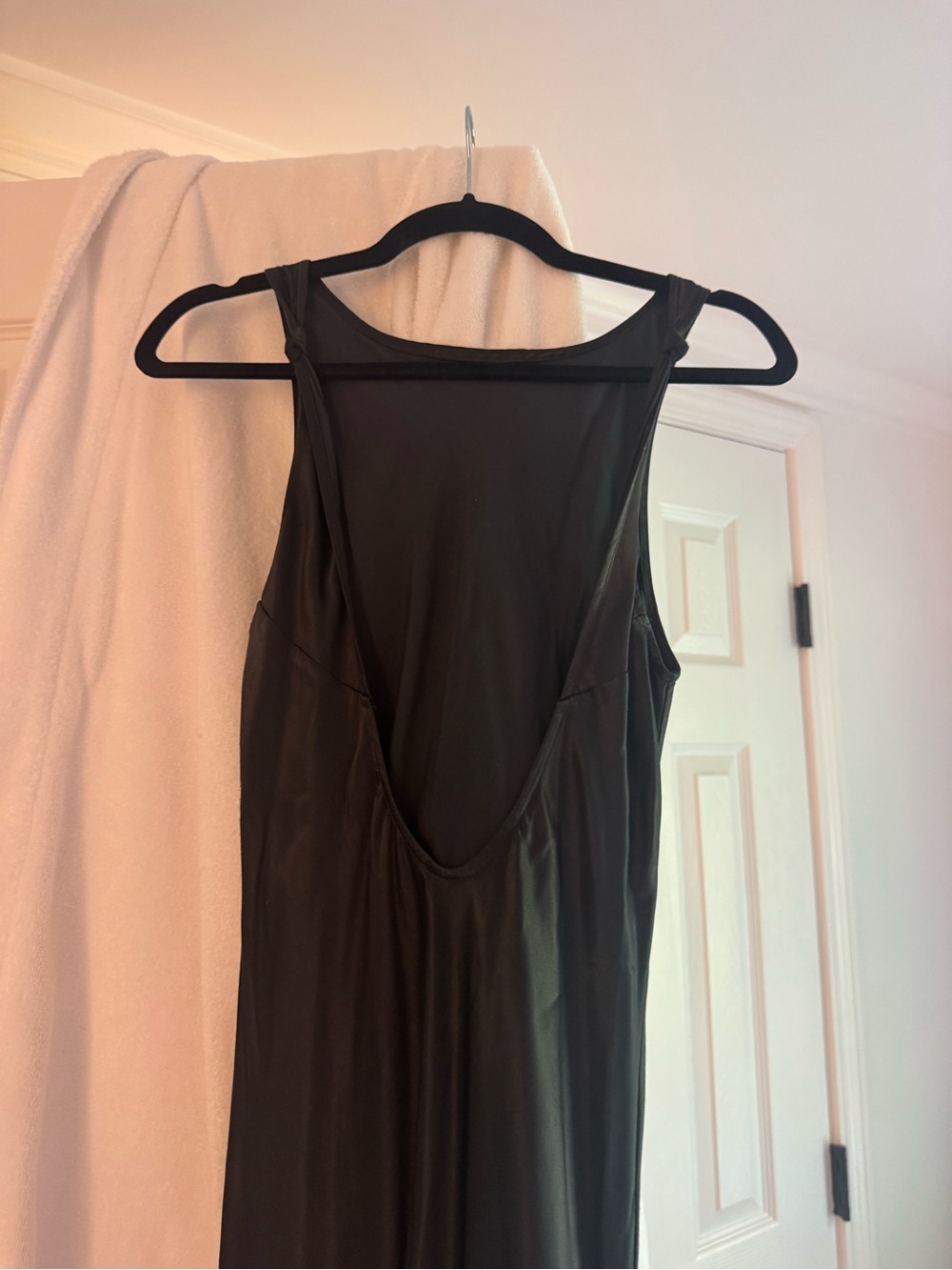 Classic Black Sleeveless Open Back Maxi Dress - Rachel Love